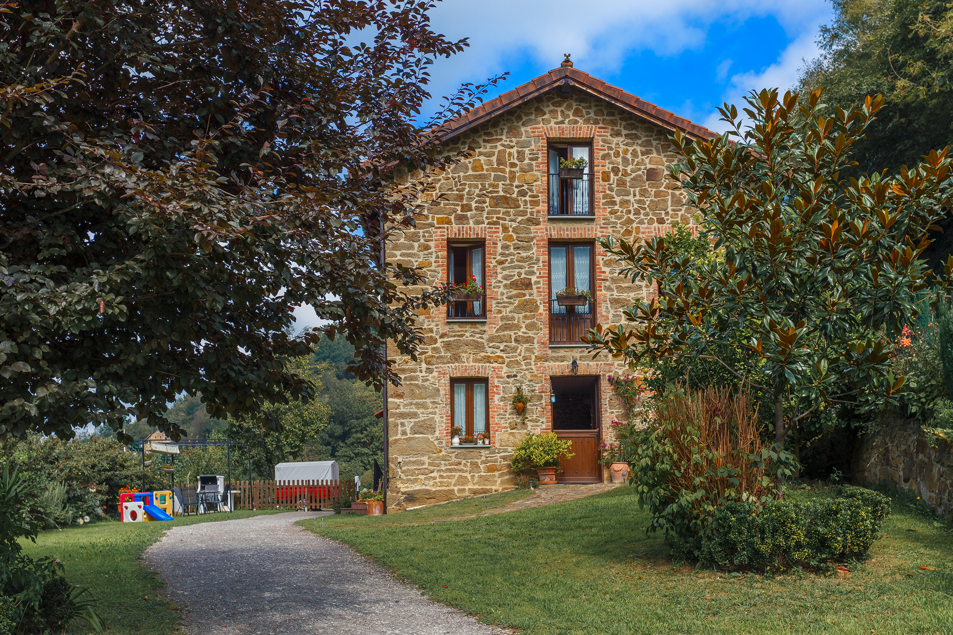 fachada de piedra